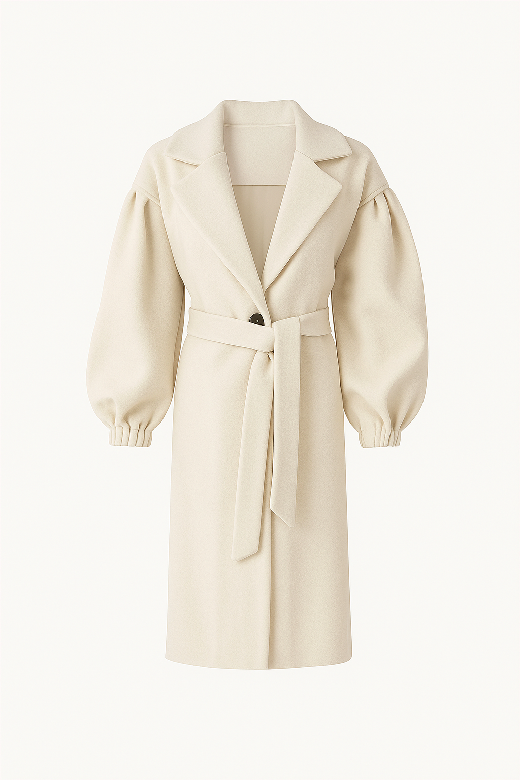 Eleganter Longcoate White