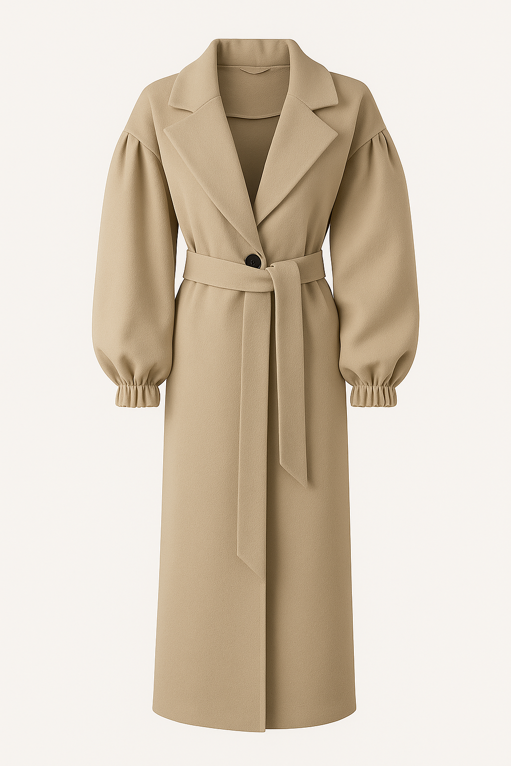 Eleganter Longcoat Camel