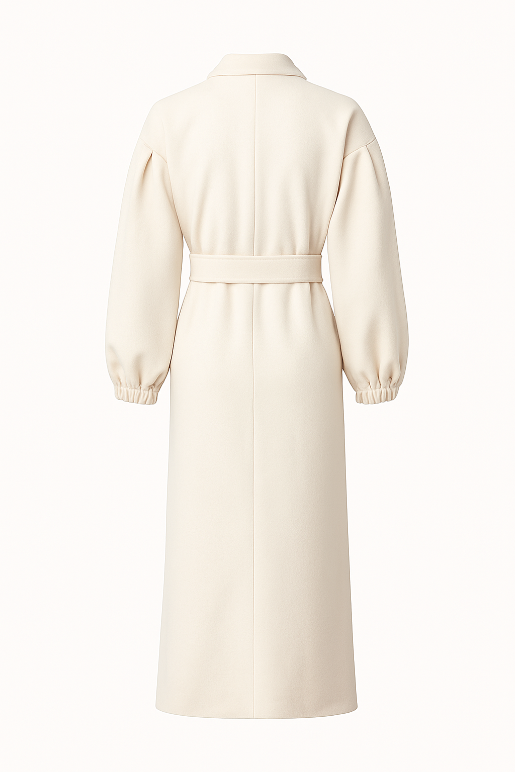 Eleganter Longcoate White