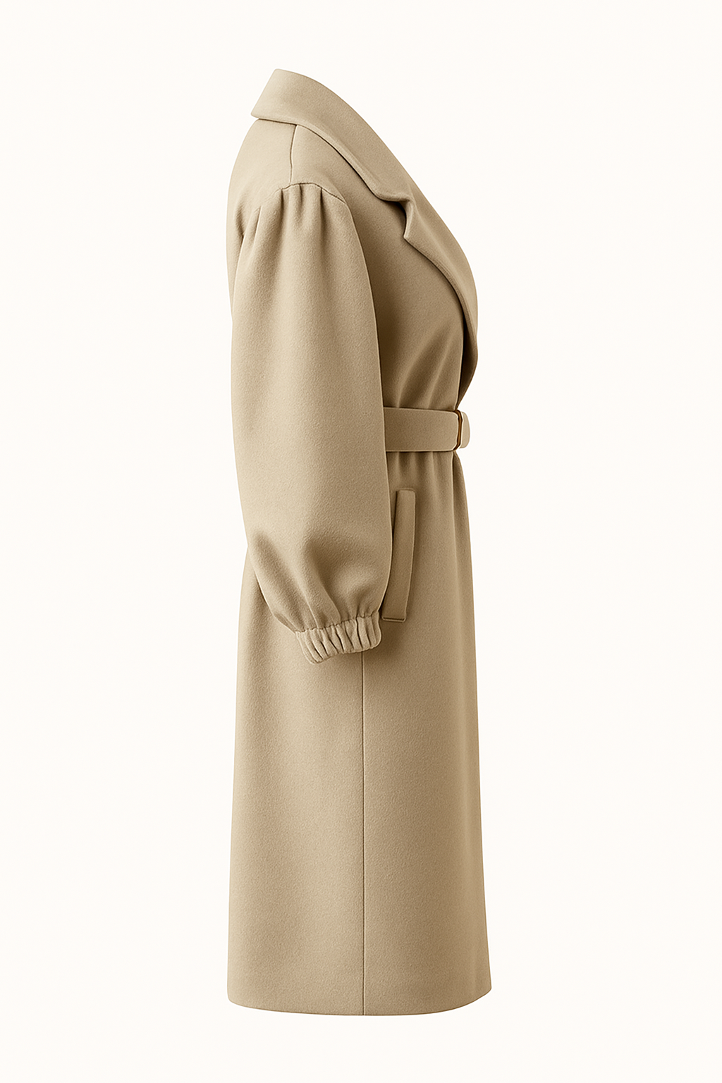 Eleganter Longcoat Camel
